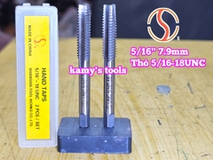 Bộ taro hệ inch tạo ren trong 5/16 inch (7.9mm) Shanghai bước ren thô và mịn 5/16-18 UNC 5/16-24 UNF