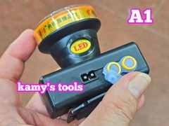 A1 Đèn pin đội đầu LED siêu sáng kamytools