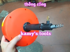 Dụng cụ thông cống cây thông cống dây lò xo thông cống Bửu Nghệ Thành