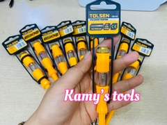 Bút thử điện Tolsen có đèn 4x190mm Model 38115 chính hãng (vít thử điện Tolsen 38115)