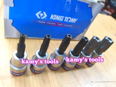 Đầu tuýp sao 5 cạnh Kingtony 3/8 inch IPR09-IPR60 302D09 302D20 302D25 302D27 302D30 302D40 302D45 302D50 302D55 302D60