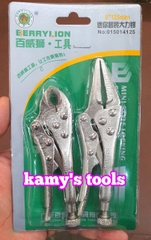 Bộ 2 cây kìm bấm chết mini 105mm và 125mm model 015014125 Berrylion