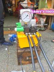 Bơm điện thủy lực HHB-700D3 hoạt động 3 đường ống dầu bơm đạp chân và van gạt