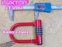 Ổ khóa số mật mã chữ U 4 chữ số Luxtop LT-UL82 càng dài 82mm