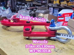 Kẹp kéo pallet 1 tấn mở ngàm 30-130mm Wetools WT-90301A
