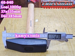 Búa đầu vuông dẹp cán gỗ Crossman 1000g model 68-840
