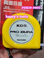 PDX19-50EU Thước cuộn thép 5m Nhật KDS bản 19mm, thước kéo 5 mét