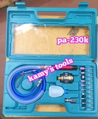 Bộ máy mài 3mm dạng viết bằng hơi khí nén Top model PA-230K có đá mài, PA-232K không đá mài, máy mài khí nén