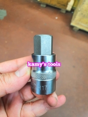 Đầu tuýp khẩu lú đầu lục giác 1/2 inch Licota 4mm 5mm 6mm 8mm 10mm 12mm 14mm 17mm