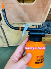 Bình xịt dầu nhớt vòi mềm 250gr Kapusi vòi mềm điều chỉnh được K-1051