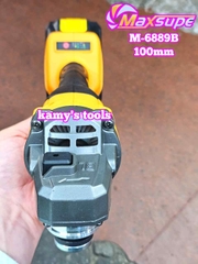 Máy mài góc dùng pin 100mm 21V 2 pin 10 Cell Maxsupe M-6889B