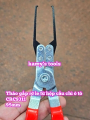 Kìm tháo gắp rơ le điện từ hộp cầu chì xe hơi ô tô mở tối đa 95mm dài 220mm Wetools CRC9311