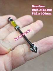 Đầu mũi bắn vít bake PH2 dài 100mm Dasuken DSK 2113-100 (bán lẻ 1 cây)
