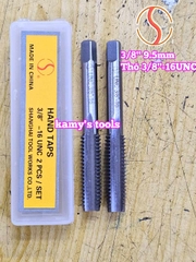 Bộ taro hệ inch tạo ren trong 3/8 inch (9.5mm) Shanghai bước ren thô và mịn 3/8-16 UNC 3/8-24 UNF