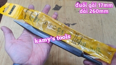 Mũi đục bê tông nhọn dẹp đuôi gài 4 rãnh 17mm dài 260mm Dannio