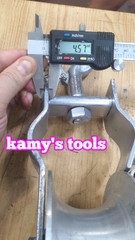 Puly nhôm 1 tấn 115x60mm dày 4.5mm