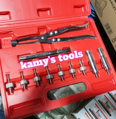 Bộ dụng cụ đóng nhổ tháo lắp phốt phớt git ô tô 11 chi tiết, kìm nhổ xupap Trigoldte 301111