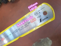 Thước lá Shinwa inox 0-600mm model 14036, thước lá 60cm