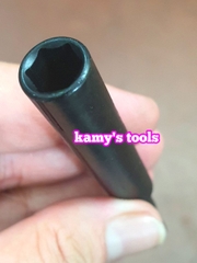 Mũi bắn đầu chụp bulong dài 110mm sâu 50mm chuôi chân lục giác 8mm 10mm 12mm 13mm 14mm 17mm 19mm