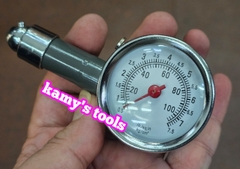 Đồng hồ đo áp suất lốp xe ô tô bánh xe gắn máy 7.5kg/cm2 nhỏ gọn bỏ túi kamytools