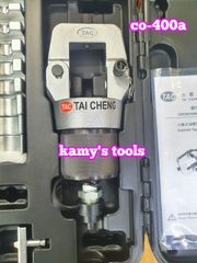 Đầu ép cos thủy lực CO-400A Tai Cheng TAC 17 tấn dạng chấm 16-400mm2, đầu bấm cos thủy lực