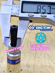 Đầu tuýp sao 5 cạnh Kingtony 3/8 inch IPR40 302D40- IPR45 302D45- IPR50 302D50- IPR55 302D55- IPR60 302D60