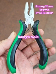 Kìm điện bằng có răng 5 inch 125mm SHO-805P Strong Horse Topwin