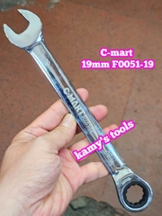 Cờ lê vòng miệng tự động C-mart 14mm 15mm 16mm 17mm 18mm 19mm F0051-14 F0051-15 F0051-16 F0051-17 F0051-18 F0051-19