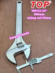 Mỏ lết miệng 24 inch 600mm TOP 160112-24 mở miệng tối đa khoảng 65mm