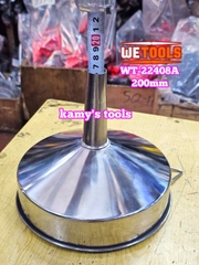 Phễu inox thép không gỉ chiết rót chất lỏng có quay treo 8 inch 200mm Wetools WT-22408A