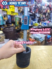 Đầu tuýp khẩu 60mm lỗ 1-1/2 inch (1.5 inch) 6 cạnh Kingtony 953560M