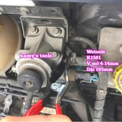 Kìm tách ống tháo mở ống dẫn dầu nhiên liệu chân không xe ô tô 4mm-14mm Wetools K1581 dài 195mm