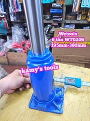 Kích con đội thuỷ lực 6 tấn Wetools WT0206 195mm-380mm