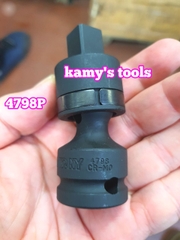 4798P Đầu nối lắc léo có bi 1/2 inch Kingtony dài 74mm