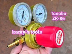 Đồng hồ gas đồng hồ gió đá thân thau Tanaka ZR-86 dùng cho cắt kim loại