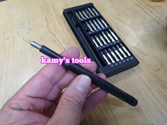 Bộ tua vít nam châm 24 chi tiết 6024 bằng thép sửa chữa điện thoại laptop máy móc tiện dụng đa năng