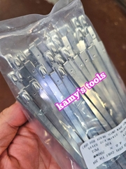 Dây thít dây rút inox 4.6mm 7.9mm inox 304 dài 100mm 150mm 200mm 250mm 300mm 350mm 400mm 500mm 600mm 800mm 1000mm 1200mm