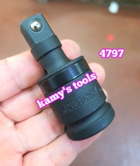 Đầu lắc léo đen có bi 1/2 inch Kingtony model 4797 dài 65mm