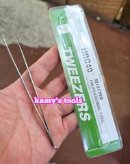 Nhíp gắp linh kiện điện tử, nhặt lông yến thép không rỉ inox