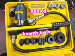 Dụng cụ đột lỗ tôn thủy lực TLP HHK-8D 11 tấn 22mm-60mm