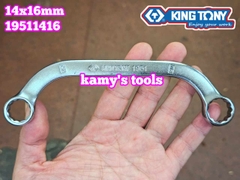 Cờ lê 2 đầu vòng trái me Kingtony 14x16mm 19511416
