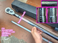 Cần siết lực 3/4 inch CDI TORQUE 6004MFRMH 100-600 Feet-lb hay 169-799Nm dài 42 inch 1024mm