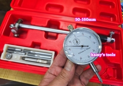 50-160mm Đồng hồ đo lỗ trong xy lanh chính xác độ sai số 0.01mm