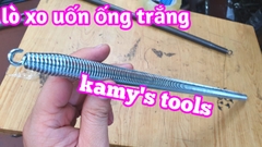 Lò xo uốn ống ghen điện đen trắng cao cấp phi 16-20-25-32mm