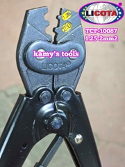 Kìm bấm cos Licota TCP-10087 dài 200mm 1.25-2mm2