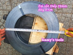 Cuộn đai sắt thép đóng đai kiện hàng 16mm 19mm 32mm một bành 50kg kamytools
