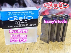 Dao tiện tiện ren ống INOX HSS Rex hiệu Kong Sung KSU 1/2-3/4 inch (21-27mm) hệ ren BSPT