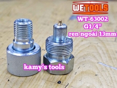 Bộ đầu khớp nối nhanh thủy lực Wetools G1/4 inch ren ngoài 13mm WT-63002