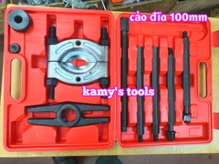 Bộ vam cảo đĩa chặn tháo vòng bi bạc đạn cảo đĩa mặt trăng 9 chi tiết 75-105mm Wetools WT-52002