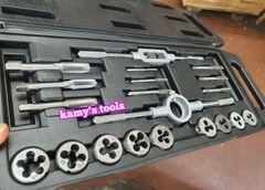 Bộ taro bàn ren 20 chi tiết ta rô ren hợp kim thép siêu cứng và bền hơn hộp nhựa mica